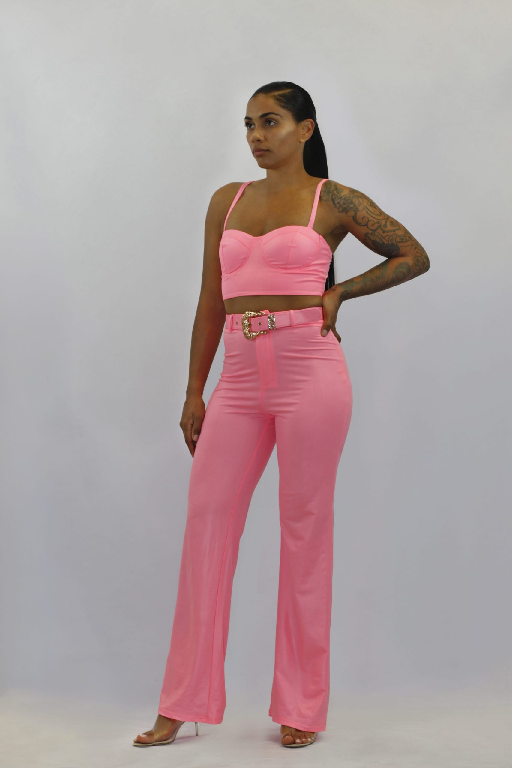 Feast Chinese cabbage brake Hot Pink Party 2 Piece Pants Set - Love Chic StyleLove Chic Style